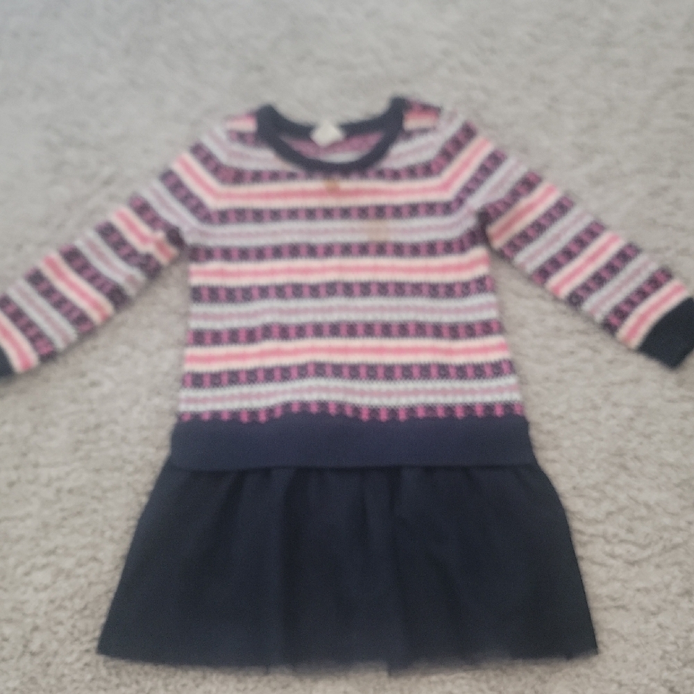 GAP Kids Multicolor Striped Knit Dress